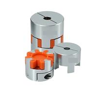 D65L90 Four Jaws Aluminum Plum Flexible Coupling Motor Shaft Connector Inner Dia 16-45mm for Ballscrew Coupler Router(19mm to 25mm)