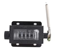 D67F 5 Digit Mechanical Resettable Manual Hand Pull Stroke Tally Counter for Textiles Machinery Printing Packaging Industrial Use