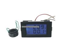 D69 Dual LCD display Voltage and current meter blue backlight panel voltmeter ammeter range AC 80-300V 0-99.9A Black IDGTTLDF