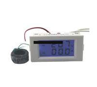 D69 Dual LCD display Voltage and current meter blue backlight panel voltmeter ammeter range AC 80-300V 0-99.9A white Control switch
