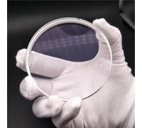 D80 F600 Astronomical Telescope Refractor Objective Lens - Achromatic Double Separation Lens,1pcs(D80F600:multi-layer green film)