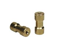 D9*L20 2mm/2.3mm/3mm/3.17mm/4mm/5mm/6mm Brass Flexible Motor Shaft Coupling Coupler 10Pcs(3 X 3)
