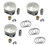 D902 Piston kit STD 72mm Compatible with Kubota D902 Piston BX2360 BX23S BX25D U17 G23 KX108 KX41 RTV900XTW
