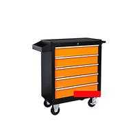 DA-25 5 Drawer Storage Tool Box Trolley Workshop Hardware Mobile Multi-Functional Auto Car Repair Maintenance Toolkit Cabinet,Powerful Performance(C)