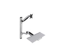 DA-90354 Single Wall Mount Arm 1xLCD + Keyboard Max 27