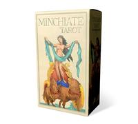 Da Brigh Minchiate Tarot Cards Deck, Classic Minchiate Tarot, 97 Cards with Upright & Reversed Meaning, 19 Extra Trumps, Durable 350 GSM Paper, Standard Size Digital Booklet