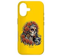 Dá de muertos Make-Up Girl Roses and Candy Skull Case for iPhone 17