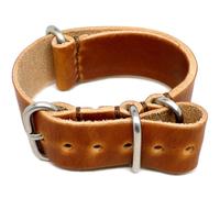 Da Luca NATO Watch Strap - Natural Dublin (Matte Buckle): 26 mm