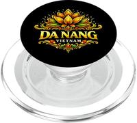 Da Nang Vietnam Lotus Beach Travel Design PopSockets PopGrip for MagSafe
