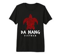 Da Nang Vietnam Tribal Sea Turtle Island Beach Design Premium T-Shirt
