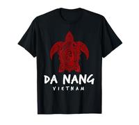 Da Nang Vietnam Tribal Sea Turtle Island Beach Design T-Shirt