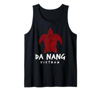 Da Nang Vietnam Tribal Sea Turtle Island Beach Design Tank Top