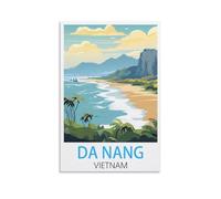 Da Nang Vietnam Vintage Travel Posters 08x12inch(20x30cm) Canvas Art Poster And Wall Art Picture Print Bedroom Decor