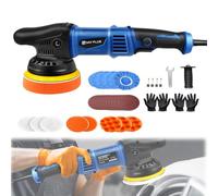 DA Polisher 920W Dual Action Car Polisher, Random Orbital Polisher with 6 Variable Speed 2800-5800r/Min, 6-Inch Car Furniture Polishing Machines Portable Electric Car Polisher Kit w/23 Attachments