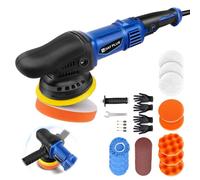 DA Polisher Dual Action Car Polisher, Portable Electric Polisher Kit Rotary Car Polishers, Rotary Orbital Polishing Machine, 6 Variable Speed & 2800-5800 RPM, 120mm Base, Ideal for Car Home DIY
