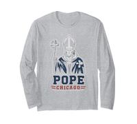 Da Pope Tshirt Chicago Pope Leo XIV Provost American USA Long Sleeve T-Shirt