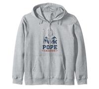 Da Pope Tshirt Chicago Pope Leo XIV Provost American USA Zip Hoodie