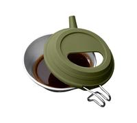 Da Trekking Kettle with Folding Handle and Silicone Lid | Trekking | For Hot and Cold Drinks Coffee Tea Cooking Outdoor Travel