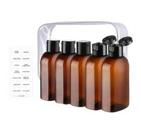 da viaggio, 11 piece set portable da riempire set di bottiglie di flaconi viaggio ricaricabili kit Contenitori da Viaggio Flaconi con custodia per shampoo, Liquidi and Lozione.