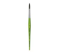 Da Vinci 373 Series Round Brush, Synthetic Fiber, Green, 20.3 x 0.55 x 30 cm