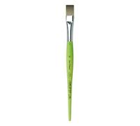 Da Vinci Brush 374 Series Flat – Synthetic Fiber, Size 16, Green