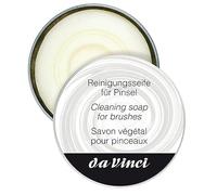 Da Vinci Professional Brush Soap 85g in a metal box