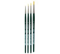Da Vinci 5235 Series Synthetics Brush Set, Bristle, Purple/Green/Black/White, 30 x 30 x 30 cm