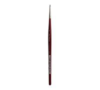 Da Vinci 5580 Series Water Colour Brush, -3, Synthetic, Red, Size 3/0