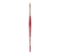Da Vinci 5580 Series Water Colour Brush, 8, Synthetic, Red, Size 8