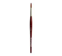 Da Vinci 5580 Series Water Colour Brush, 8, Synthetic, Red, Size 8