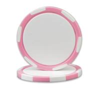DA VINCI 6-Stripe Clay Composite 11.5 gram Poker Chips, 100 Blank Chips for Direct UV Print (Pink)