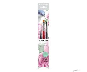 Da Vinci Botanical Art Watercolour Brush Set Synthetic Size 2 8 For Painting