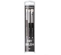 da Vinci Brush Set, Synthetic Metal Wood, Black, White, 0