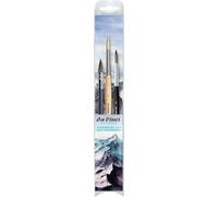 da Vinci Brush Set, Synthetic Metal Wood Natural hair fibre blend, Blue, Black, 0