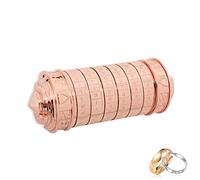 Da Vinci Code Cryptex Letter Password Code Lock Mini Cryptex christmas santa gifts for women men her him boys girls dad mum friend teenage (Red Gold)…