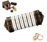 Da Vinci Code Cryptex Letter Password Code Lock Mini Cryptex Lock Romantic Birthday christmas santa gifts for women men her him