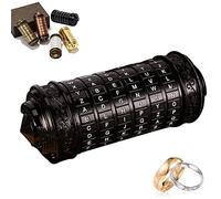 Da Vinci Code Cryptex Locks christmas santa gifts for women men her him Letter Password Code Lock Mini Cryptex Lock Romantic Funny for Women Girlfriend Couple Mum Dad