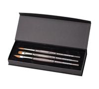 da Vinci, COLINEO Short Handle, Watercolour Brush Gift Box, Brush Box, Synthetic Fibres, Artist Brushes, Watercolour Painting, Liquid Acrylic Paints, Made in Germany, Set, 3 Sizes 8/10/12