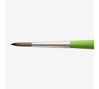 Da Vinci 373 Series Round Brush, Synthetic Fiber, Green, 19.3 x 0.38 x 30 cm