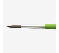 Da Vinci 373 Series Round Brush, Synthetic Fiber, Green, 19.5 x 0.45 x 30 cm