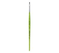 Da Vinci 374 Series Flat Brush, Synthetic Fiber, Green, 18 x 0.29 x 30 cm