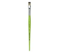 da Vinci, FIT SYNTHETICS, Series 374, Flat, Grey supple synthetic fibres, Acrylic, Gouache, Tempera, For paper & cardboard, Hobby, School, Made in Germany, Size 10