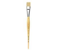 da Vinci Student Series 329 • Junior Synthetic Hog Bristle • Flat Size 20 • Hexagonal Laser Engraved Handle • Vegan