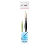 da Vinci Kagalovska Series 11492 - Casaneo White - Extra Soft White Synthetic Fibres NO.4 + 1