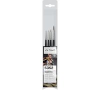 Da Vinci Maestro KOLINSKY Brush Set for Tablet Top and Miniature Painting, Green, kurzstielig