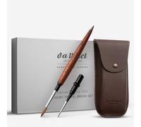 Da Vinci : Maestro : Travel Brush : Tobolsky Kolinsky Sable in a Gift Box : Series 10-2022 : Round : Set of 2