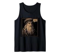 Da Vinci Man Portrait Painting Tank Top
