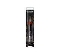 Da Vinci Watercolor Brush Set Micro-Nova Series 4270 - Synthetic - Set of 4 - Black