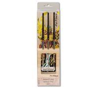DA VINCI Miniature Maestro Set 70: Paint Brush Set, Transparent, Wood, Animal Hair