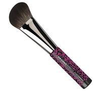 da Vinci, Pretty Pink Blush Brush, Slanted Extra Fine Vegan Synthetic Fibres, Blush, Bronzer & Highlighter, Blended Result, Painted Wooden Handle, Silver Ferrule, Pink Leo Design, Size 0